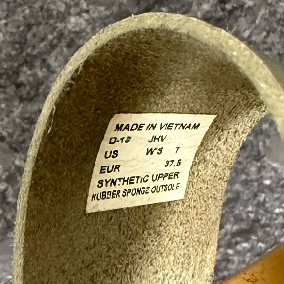 Zara Olive Green Women's Slide Sandals - Picture 4 of 4